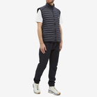 Stone Island Men's Patch Nylon Down Gilet in Navy