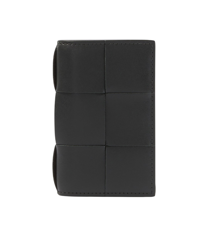 Photo: Bottega Veneta Intreccio leather card holder