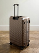 FPM Milano - Bank Light 76cm Leather-Trimmed Makrolon® Polycarbonate Spinner Suitcase