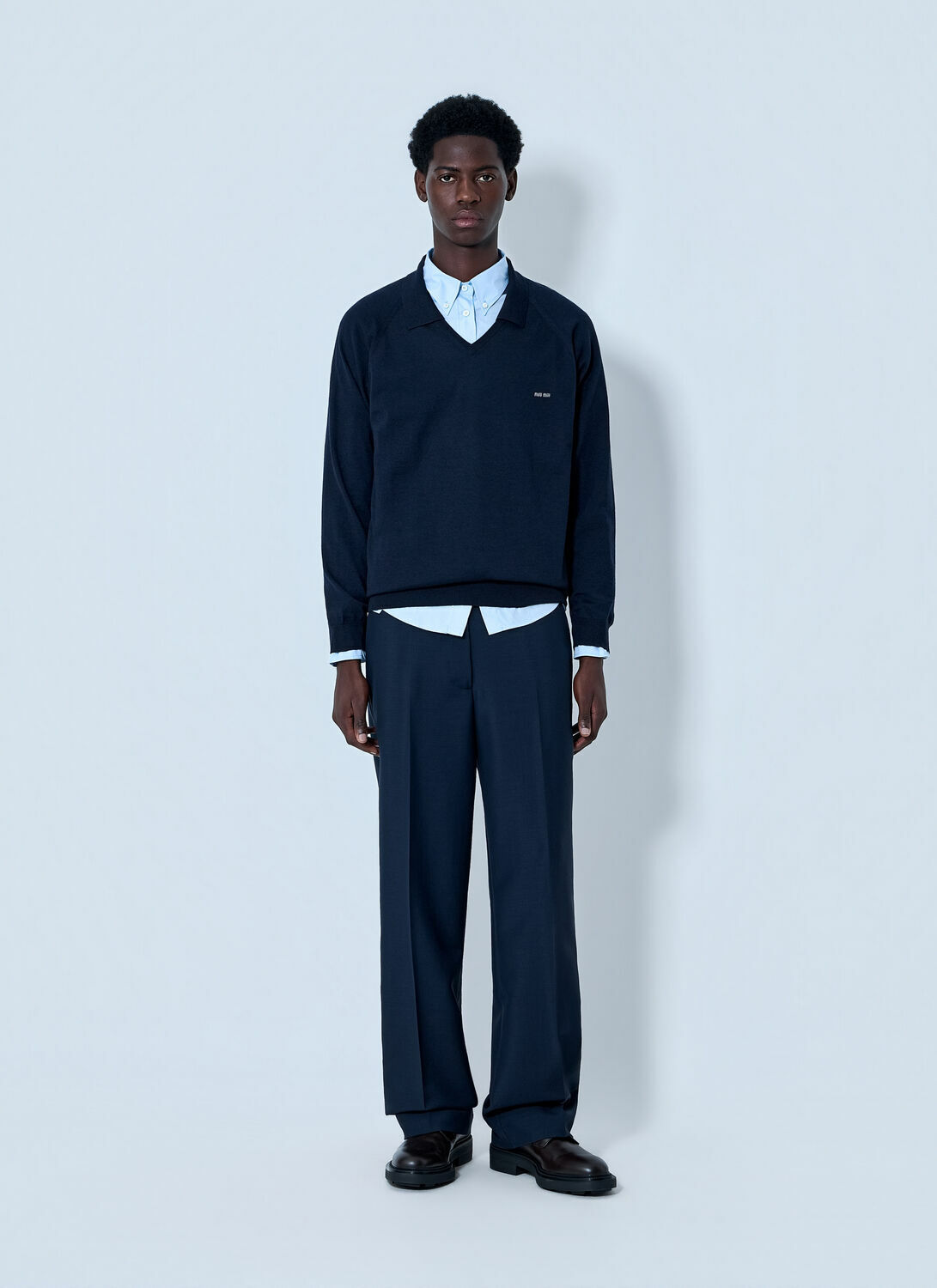 Miu Miu V-Neck Knit Sweater