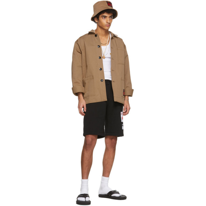 SSENSE WORKS SSENSE Exclusive 88rising Black Patch Shorts