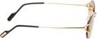 Cartier Gold Classic C Motif Sunglasses