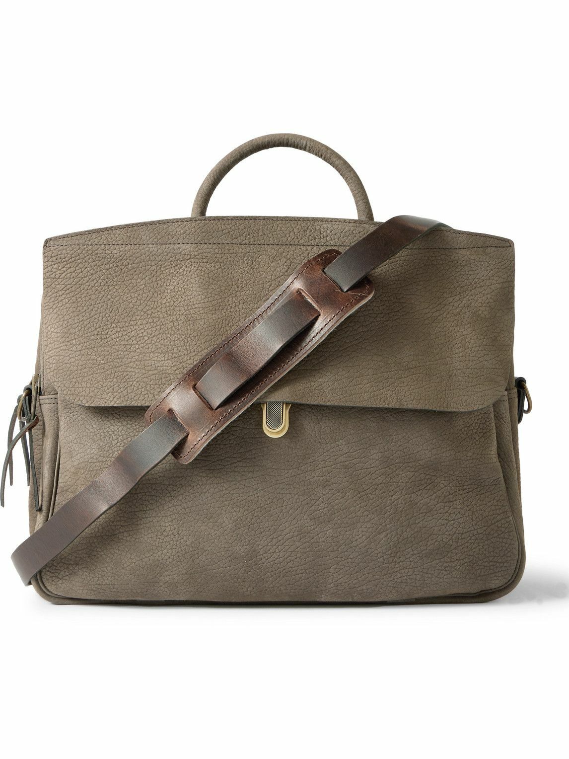 Bleu de Chauffe - Zeppo Full-Grain Nubuck Briefcase