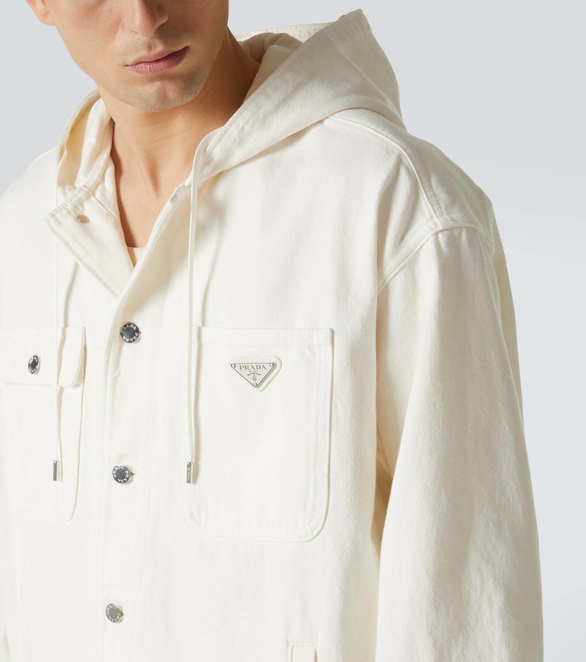 Prada Hooded denim jacket Prada