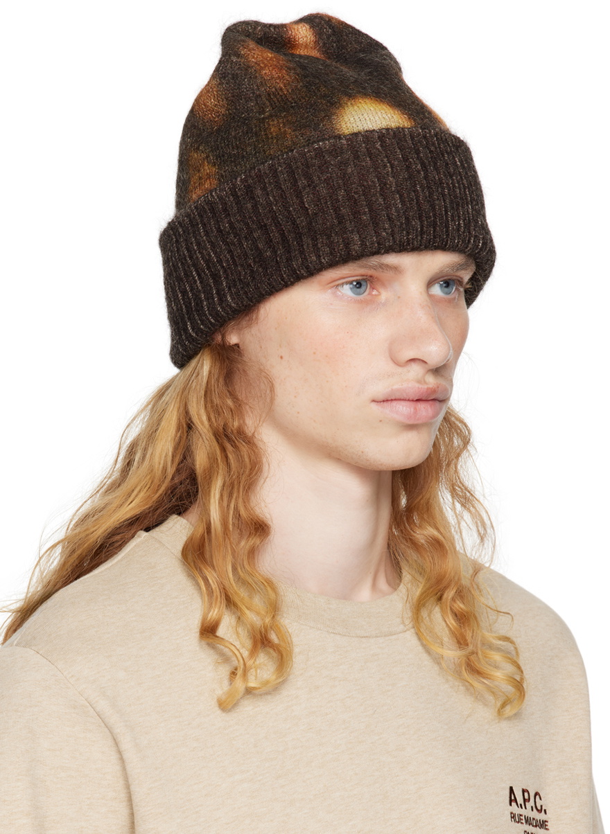 A.P.C. Brown Tame Impala Edition Tail Beanie