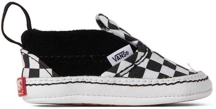 Photo: Vans Baby Black & White Checker Slip-On V Crib Sneakers