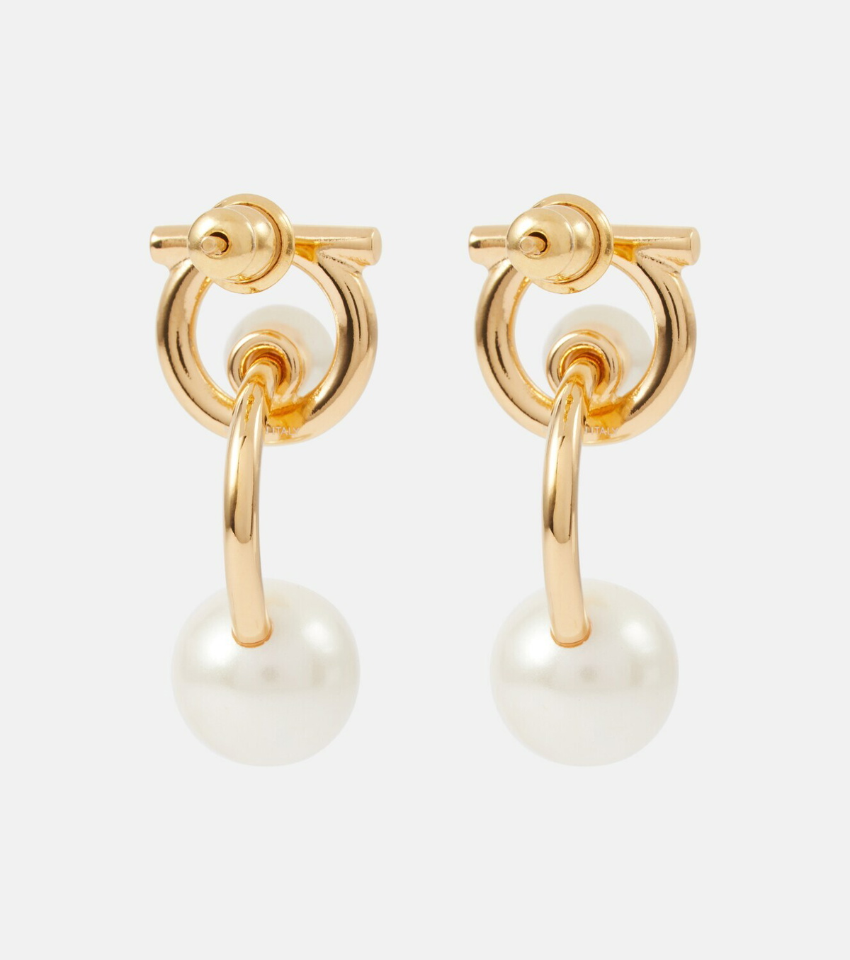 ★ Ferragamo ★ GANCIO PEARLS ピアス Gancini pearls earrings - Women | Ferragamo