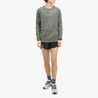Nike Running Men's Nike Run Division Long Sleeved T-Shirt in Jade Horizon/Iron Grey
