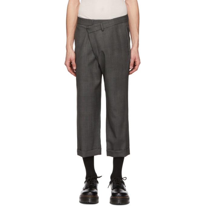 Photo: R13 Grey Check Cross Over Trousers