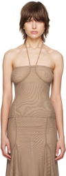 ORIENS Tan Body Form Camisole