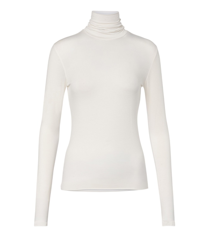 Photo: Dorothee Schumacher Glossy Ease turtleneck top