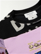 Marine Serre - Slim-Fit Printed Stretch Recycled-Jersey T-Shirt - Purple