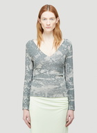 Eckhaus Latta Poison Wrap Top