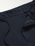Richard James - Slim-Fit Stretch-Jersey Drawstring Trousers - Blue