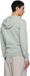 Stone Island Green 6100061 Organic Cotton Fleece Hoodie
