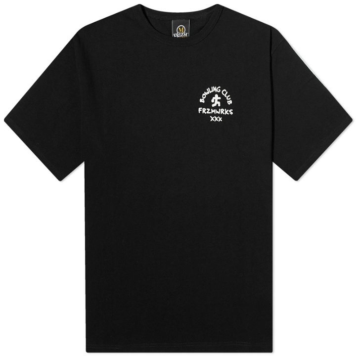 Photo: FrizmWORKS Men's Bowling Club T-Shirt in Black