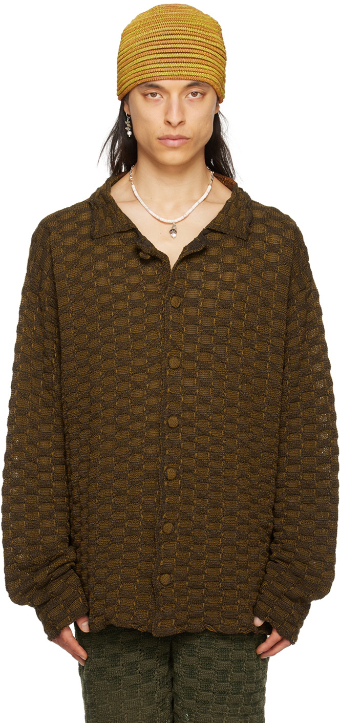 Isa Boulder SSENSE Exclusive Brown Shirt