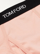 TOM FORD - Stretch-Cotton Briefs - Pink