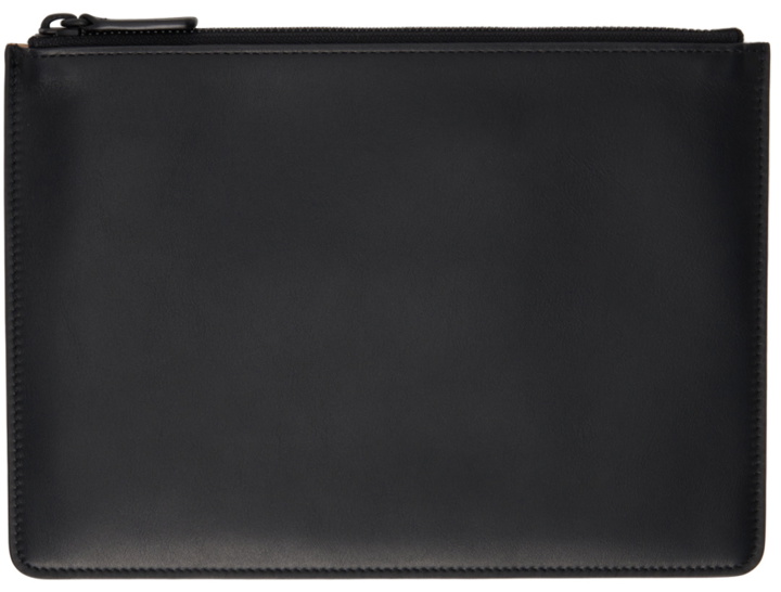 Photo: Common Projects Black Small Leather Folio Pouch