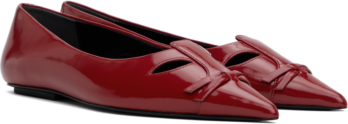 Marc Jacobs Red 'The Kat' Ballerina Flats Marc Jacobs
