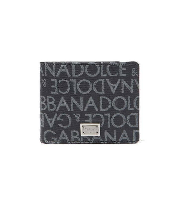 Photo: Dolce&Gabbana Logo bifold wallet