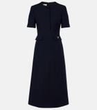 Valentino Crepe Couture VGold midi dress
