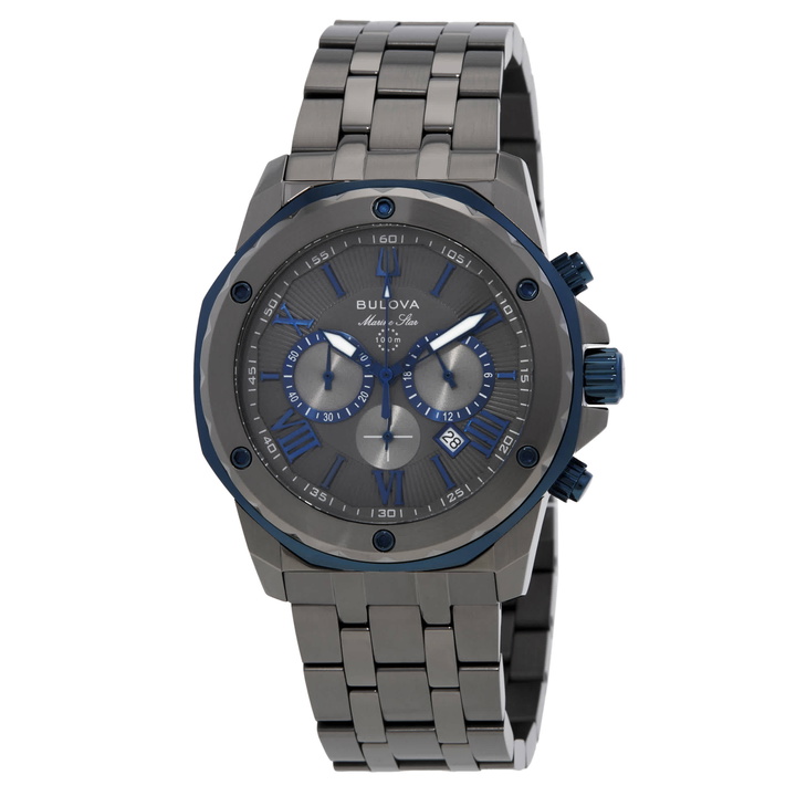 Photo: Bulova Marine Star Series A Chronograph Quartz Mens Watch 98B411