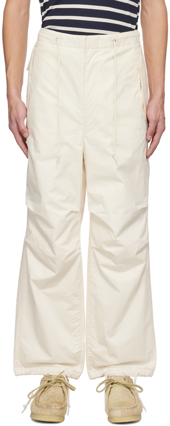 nanamica Off-White Insulation Trousers Nanamica