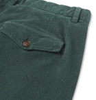 Thom Sweeney - Stretch-Cotton Corduroy Trousers - Men - Green