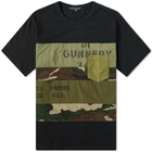 Comme des Garcons Homme Patchwork Military Tee