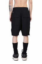 Rick Owens x Champion Beveled Pods Shorts In Black Cotton