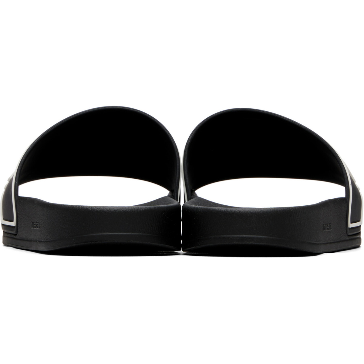 Diesel Black 3D Logo Sa-Mayemi-Pool Slides