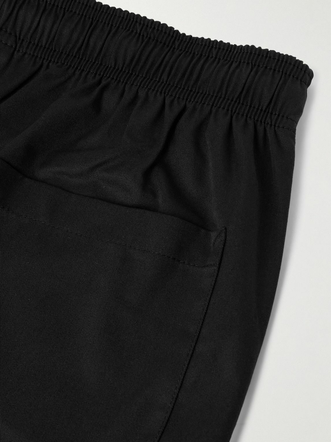 WTAPS - Straight-Leg Twill Drawstring Shorts - Black