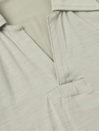 Kaptain Sunshine - Skipper Wool-Jersey Polo Shirt - Green