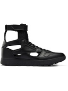MAISON MARGIELA - Rebook Classic Leather High-Top Sneakers - Black