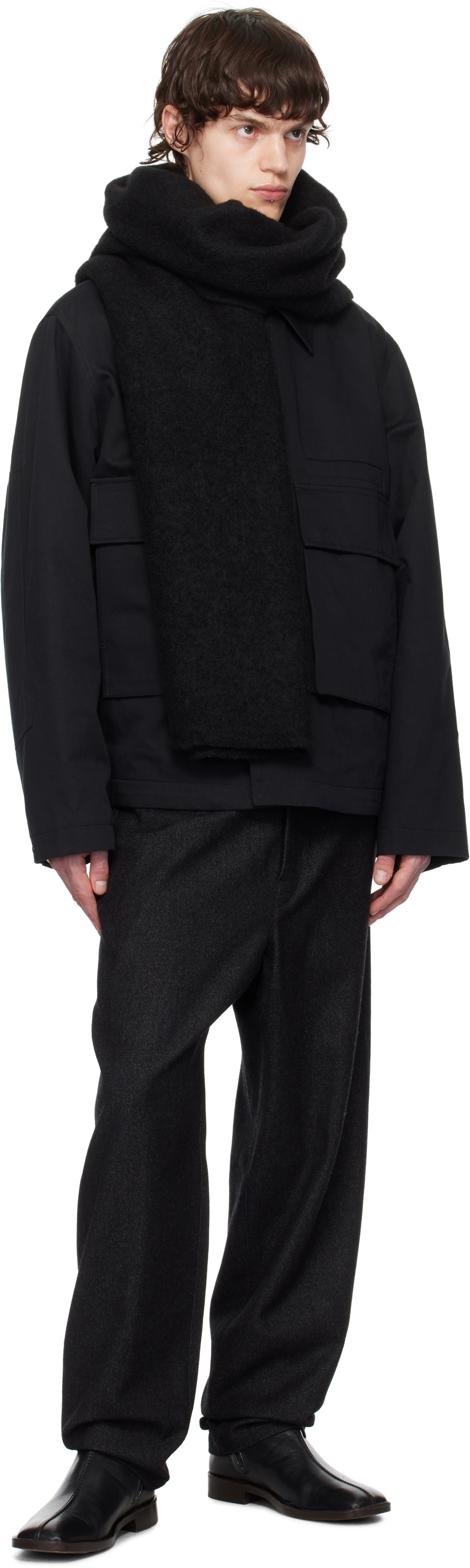 【LEMAIRE】Trompe Scarf/追跡可能/全国送料無料 Lemaire Trompe L'Oeil Scarf Online | Camargue Fashion Australia