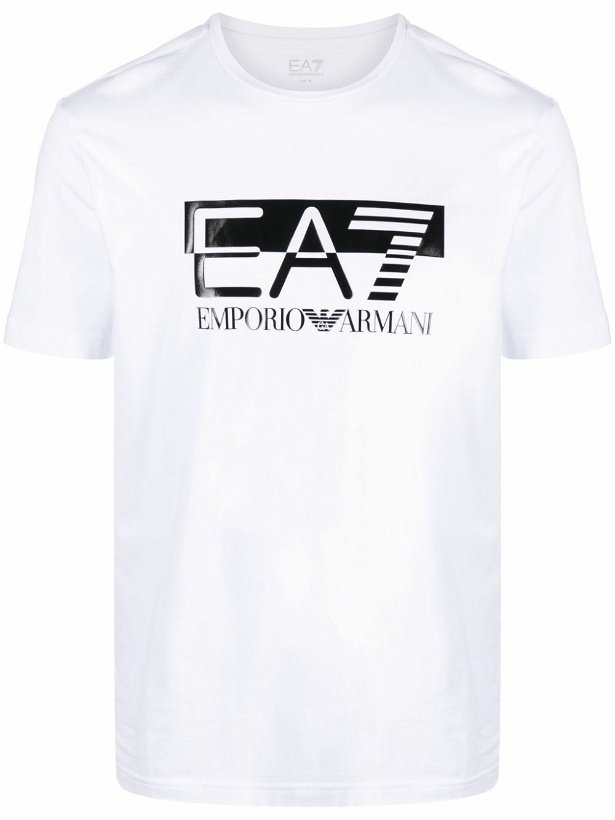 Photo: EA7 - Logo Cotton T-shirt