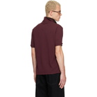 Raimundo Langlois Burgundy Layered Polo