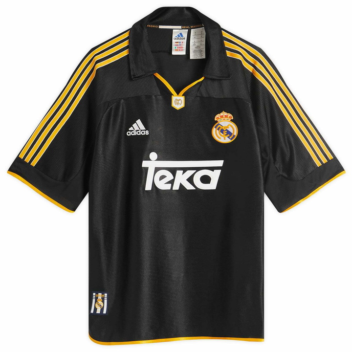Photo: Adidas Men's Real Madrid 99/00 Away Jersey in Black