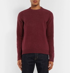 Mr P. - Shetland Wool Sweater - Burgundy