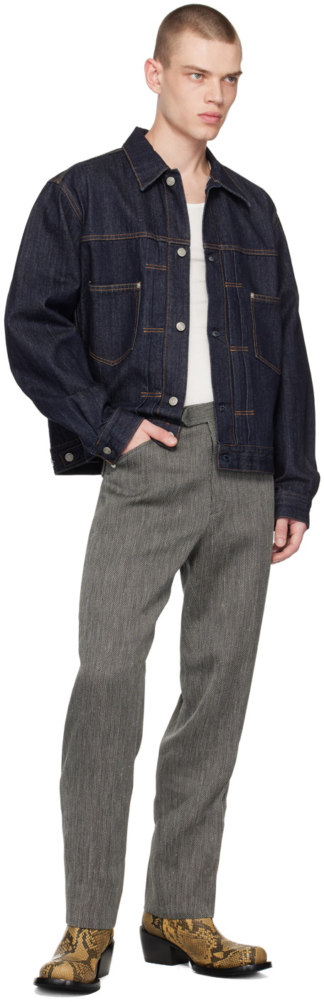 The Letters Black & White Western Trousers