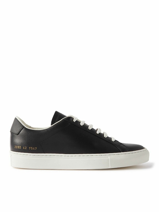 Photo: Common Projects - Retro Classic Leather Sneakers - Black