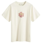 Foret Men's Floral Sketch T-Shirt in Cloud