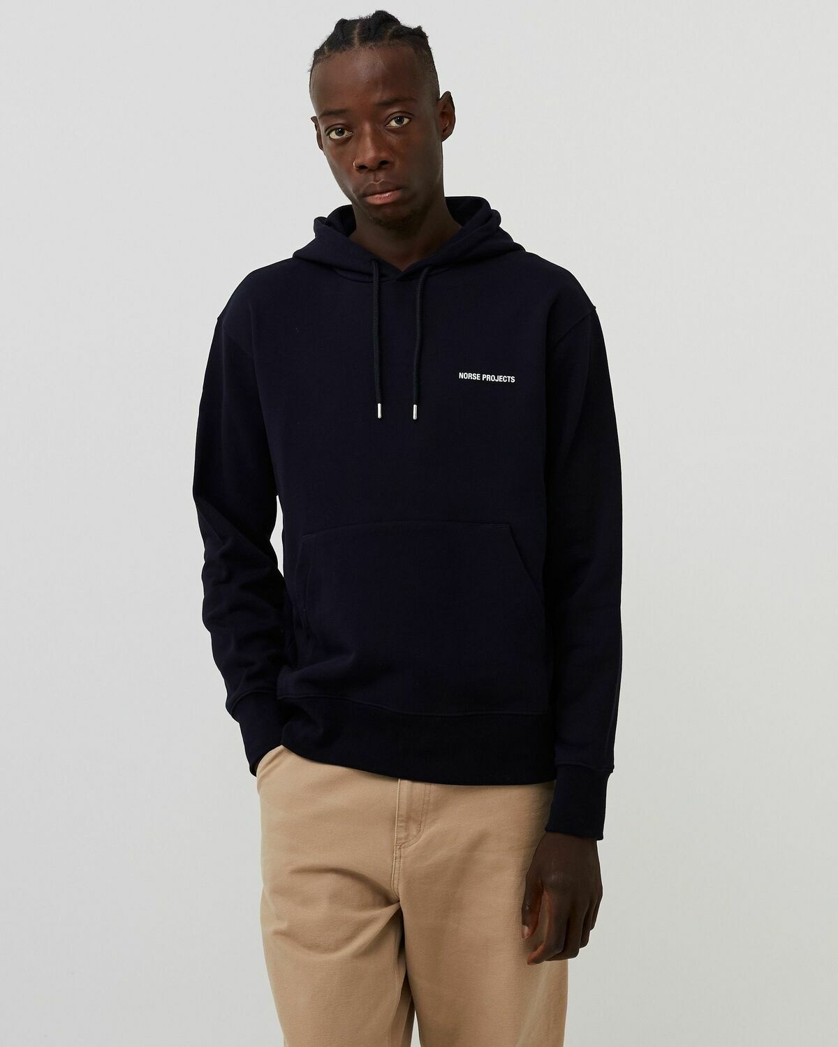 Norse Projects Arne Logo Hoodie Blue - Mens - Hoodies Norse Projects