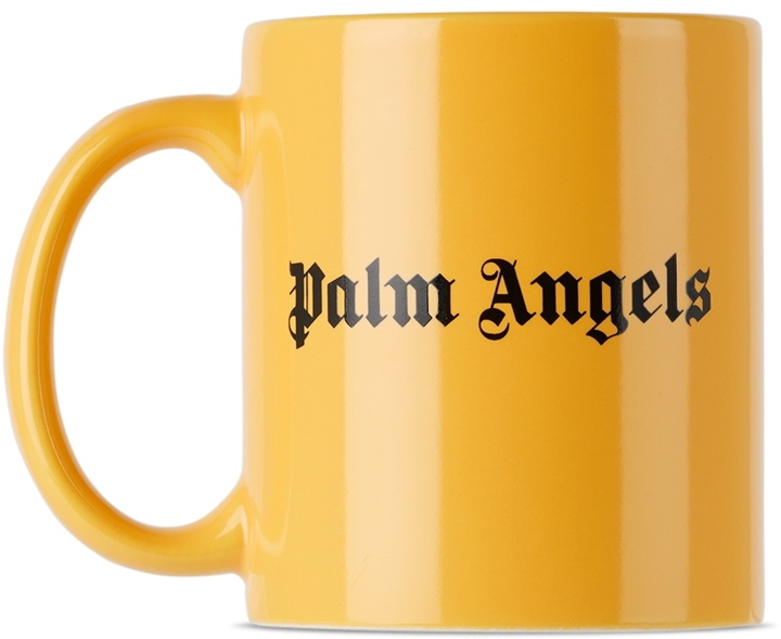 Photo: Palm Angels Yellow Classic Logo Cup