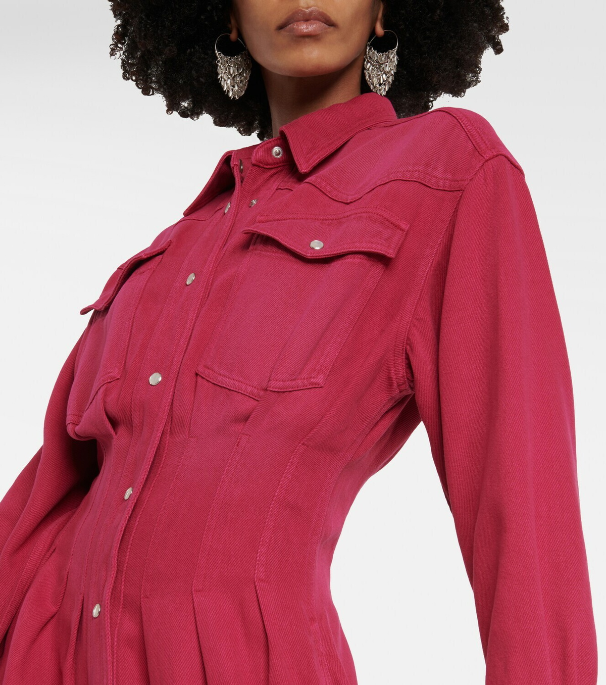 Marant Etoile Western tencel midi dress Isabel Marant Etoile