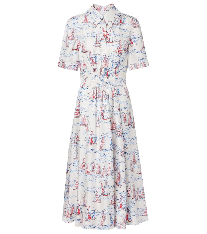 Photo: Emilia Wickstead Khloe printed wool midi dress