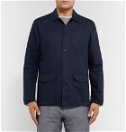 Oliver Spencer - Linton Linen and Cotton-Blend Shirt Jacket - Blue