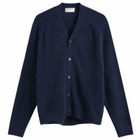 Universal Works Men's Alpaca David Cardigan in Navy