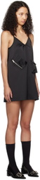 We11done Black Pocket Minidress